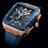 Hublot Shaped Square Bang Unico King Gold Blue Ceramic 821.OL.5180.RX