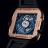 Hublot Shaped Square Bang Unico King Gold Blue Ceramic 821.OL.5180.RX