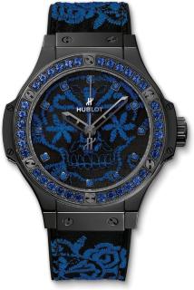 Hublot Big Bang Broderie Sugar Skull Fluo Cobalt Blue 41 mm 343.CL.6590.NR.1201