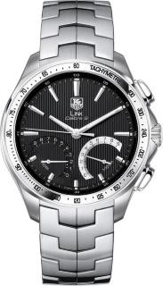 TAG Heuer Link Calibre S 1/100th sec Electro-Mechanical Chronograph 43 CAT7010.BA0952