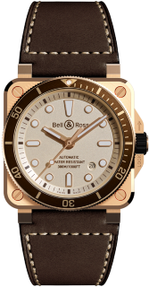 Bell & Ross Instruments BR 03-92 Diver White Bronze BR0392-D-WH-BR/SCA