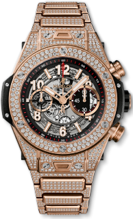 Hublot Big Bang Unico King Gold Pave Bracelet 45 411.OX.1180.OX.3704