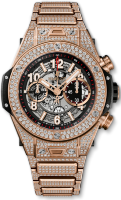 Hublot Big Bang Unico King Gold Pave Bracelet 45 411.OX.1180.OX.3704