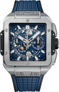 Hublot Shaped Square Bang Unico Titanium Blue 821.NX.5170.RX