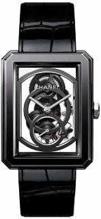 Chanel Boy-Friend Skeleton Watch H5944