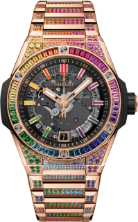 Hublot Big Bang Integrated Time Only King Gold Rainbow 456.OX.0180.OX.3999