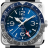 Bell & Ross Instruments BR 03-93 GMT Blue BR0393-BLU-ST/SCA