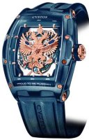 Cvstos Challenge Jet-Liner PROUD TO BE RUSSIAN - GERARD DEPARDIEU EDITION Blue Steel PVD