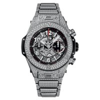 Hublot Big Bang Unico Titanium Pave Bracelet 45 411.NX.1170.NX.3704