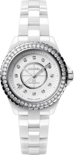 Chanel J12 Diamond Bezel Watch 33 mm H10473
