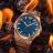 Czapek Antarctique Mount Erebus Deep Blue Full Rose Gold 5N Bracelet 6383