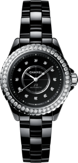 Chanel J12 Diamond Bezel Watch 33 mm H10474