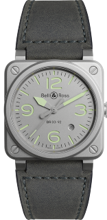 Bell & Ross Instruments 42 mm Steel BR 03-92 Horolum BR0392-GR-ST/SCA