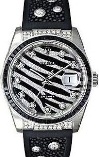 Rolex Datejust Royal Black Ladies 116199 SANR