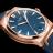 Czapek Antarctique Mount Erebus Deep Blue Rose Gold And Rubber Bracelet 7000