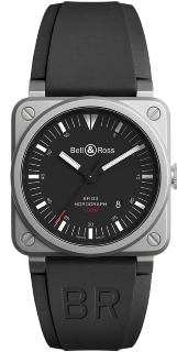 Bell & Ross Instruments 42 mm Steel BR 03-92 Horograph BR0392-HOR-BLC/SRB