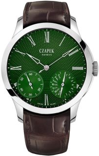 Czapek Quai des Bergues Emerald Green L 5997