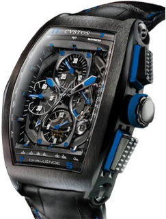 Cvstos Challenge Chrono GP Black Steel Blue Cvstos Challenge Chrono GP Black Steel Blue