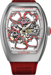 Franck Muller Vanguard Heart Skeleton V38 S6 SQT HEART