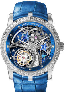 Roger Dubuis Excalibur Single Flying Tourbillon Shooting Star Blue RDDBEX0660