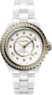 Chanel J12 Diamond Bezel Watch 38 mm H9836