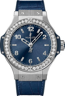 Hublot Big Bang Steel Blue Diamonds 38 mm 361.SX.7170.LR.1204