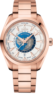 Omega Seamaster Aqua Terra Co-axial Master Chronometer GMT Worldtimer 43 mm 220.50.43.22.02.001