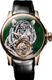 Louis Moinet Mechanical Wonders Savanna Tourbillon White Tiger LM-135.50.WT