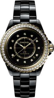 Chanel J12 Diamond Bezel Watch 38 mm H9837