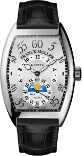 Franck Muller Ladies Collection Cintree Curvex Retrograde Hours Day & Night 7880 HR JN WG E