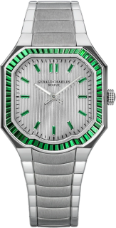 Gerald Charles Masterlink Gem Set Limited Edition Green ML1.0-SSPS-WG43-18GS-SBCL