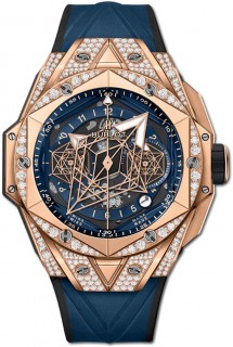 Hublot Big Bang Unico Sang II King Gold Blue Pave 45 mm 418.OX.5108.RX.1604.MXM20