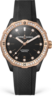 Ulysse Nardin Lady Diver 39 mm 8165-182B-3/BLACK