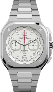 Bell Ross Instruments BR 05 Chrono White Hawk BR05C-SI-ST/SST