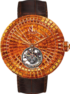 Jacob & Co Brilliant Flying Tourbillon Orange Sapphires BT543.40.BO.BO.B