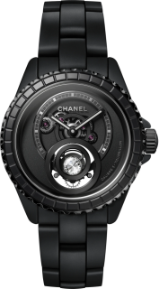 Chanel J12 Diamond Tourbillon Watch Caliber 5 38 mm H9961