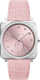 Bell & Ross Instruments Novarosa Full Diamonds BRS-PK-ST-LGD/SCR