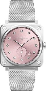 Bell & Ross Instruments Novarosa Diamonds BRS-PK-ST-DIA/SST