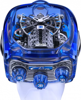 Jacob & Co Bugatti Chiron Tourbillon Blue Sapphire Crystal Titanium BU210.80.AH.UA.BBRUA