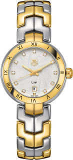 TAG Heuer Link Dial Diamond Roman Numeral Bezel 29 mm WAT1450.BB0955