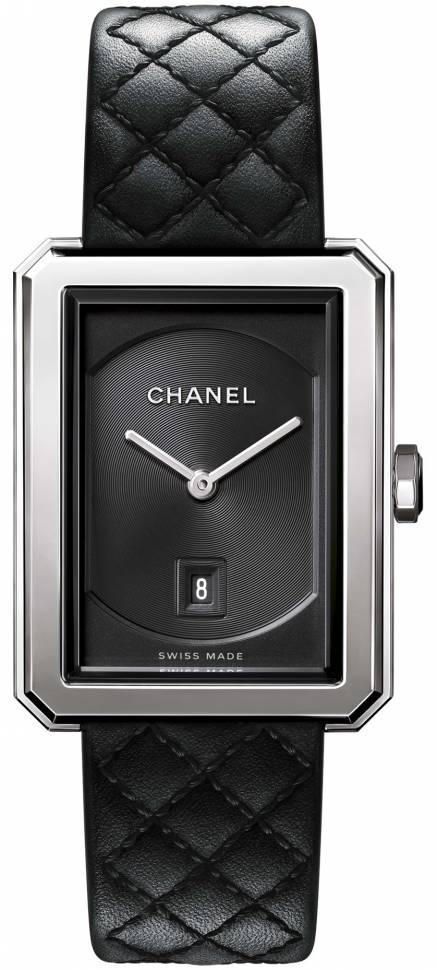 chanel boyfriend tweed watch