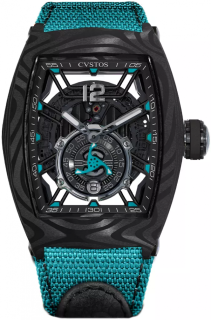 Cvstos Challenge Jetliner PS Black Carbon Blue Dial A00103.4162006