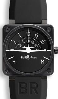 Bell & Ross Instruments 46 mm Flight Instruments BR 01 Turn Coordinator BR0192-TURNCOOR