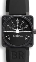Bell & Ross Instruments 46 mm Flight Instruments BR 01 Turn Coordinator BR0192-TURNCOOR