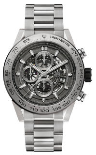 TAG Heuer Carrera Calibre 01 Chronograph Grey Phantom Titanium 45 mm CAR2A8A.BF0707