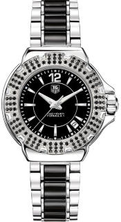 TAG Heuer Formula 1 Steel And Ceramic Black Diamonds 37 mm WAH1216.BA0859