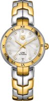 TAG Heuer Link Diamond Dial Roman Numeral Bezel 34.5 Ladies WAT2350.BB0957