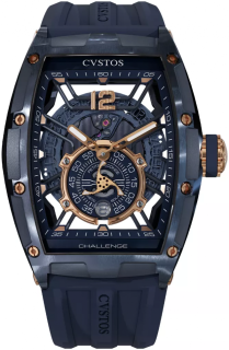 Cvstos Challenge Jetliner PS Steel 5N Comp Blue Dial A00103.3603001