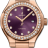 Hublot Classic Fusion King Gold Purple Diamonds Bracelet 585.OX.898V.OX.1204