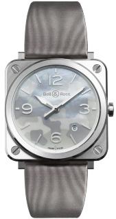 Bell & Ross Instruments 39 mm Quartz BR S Grey Camouflage BRS-CAMO-ST